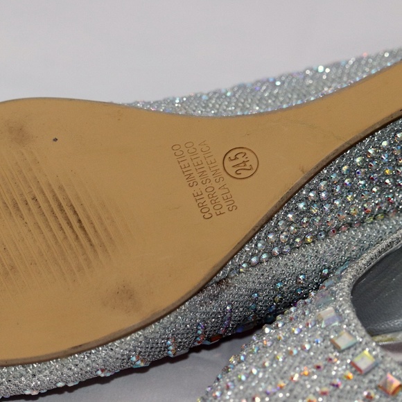 Shiny Silver Shoes - Picture 7 of 8